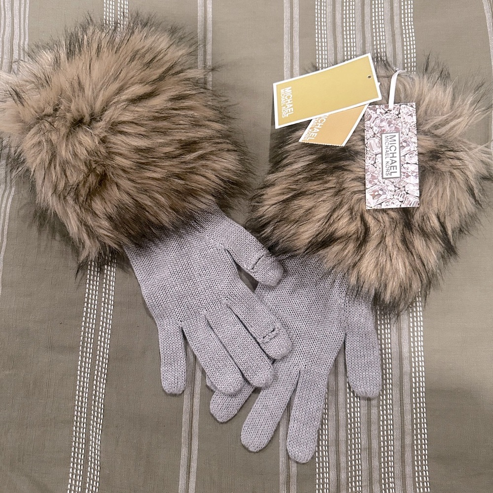 Faux Fur Gloves